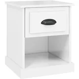 vidaXL Nachtschrank 2 Stk. 39 x 39 x 47,5 cm Hochglanz Weiß