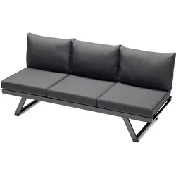 Sieger Auckland Lounge/Liege - Eisengrau