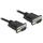 DeLock Festplatten Anschlusskabel [1x D-SUB-Stecker 9pol. - 1x D-SUB-Stecker 9pol.] 0.5m Schwarz