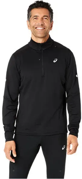 ASICS ROAD WINTER 1/2 ZIP MID LAYER Laufshirt lang Herren schwarz XL