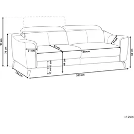 Beliani Sofa NARWIK