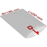 TransPak PE-Druckverschlussbeutel 180x250mm, 50μ, transparent, Eurolochung, 1 VE = 1000 Stk.)