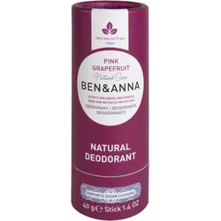 BEN&ANNA Natural Deodorant Pink Grapefruit Deo-Stick 40 g