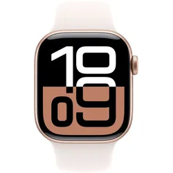 Apple Watch Series 10 GPS 42mm alu rose Sport S/M