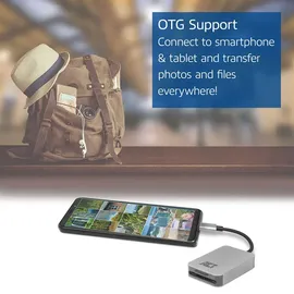 Act USB-C Kartenlesegerät für SD und Micro-SD, SD 4.0 UHS-II