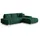masseno Ecksofa mit Schlaffunktion Alese ¦ grün ¦ Maße (cm): B: 265 H: 85