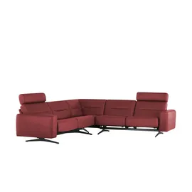 Stressless Eckcouch Leder 2-Sitzer Rot