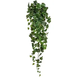 Kunstranke CREATIV GREEN "Hänger Efeu", grün, H:85cm, Kunststoff, Kunstpflanzen, mit 14 Zweigen