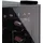 Klarstein Shiraz 8 Uno Vertical Weinkühlschrank 8 Flaschen 8 - 18 °C Touch-Control Schwarz