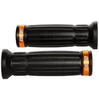 CIRCUIT EQUIPMENT Motorradgriffe Classic Lenkergriffe Schwarz/Gold