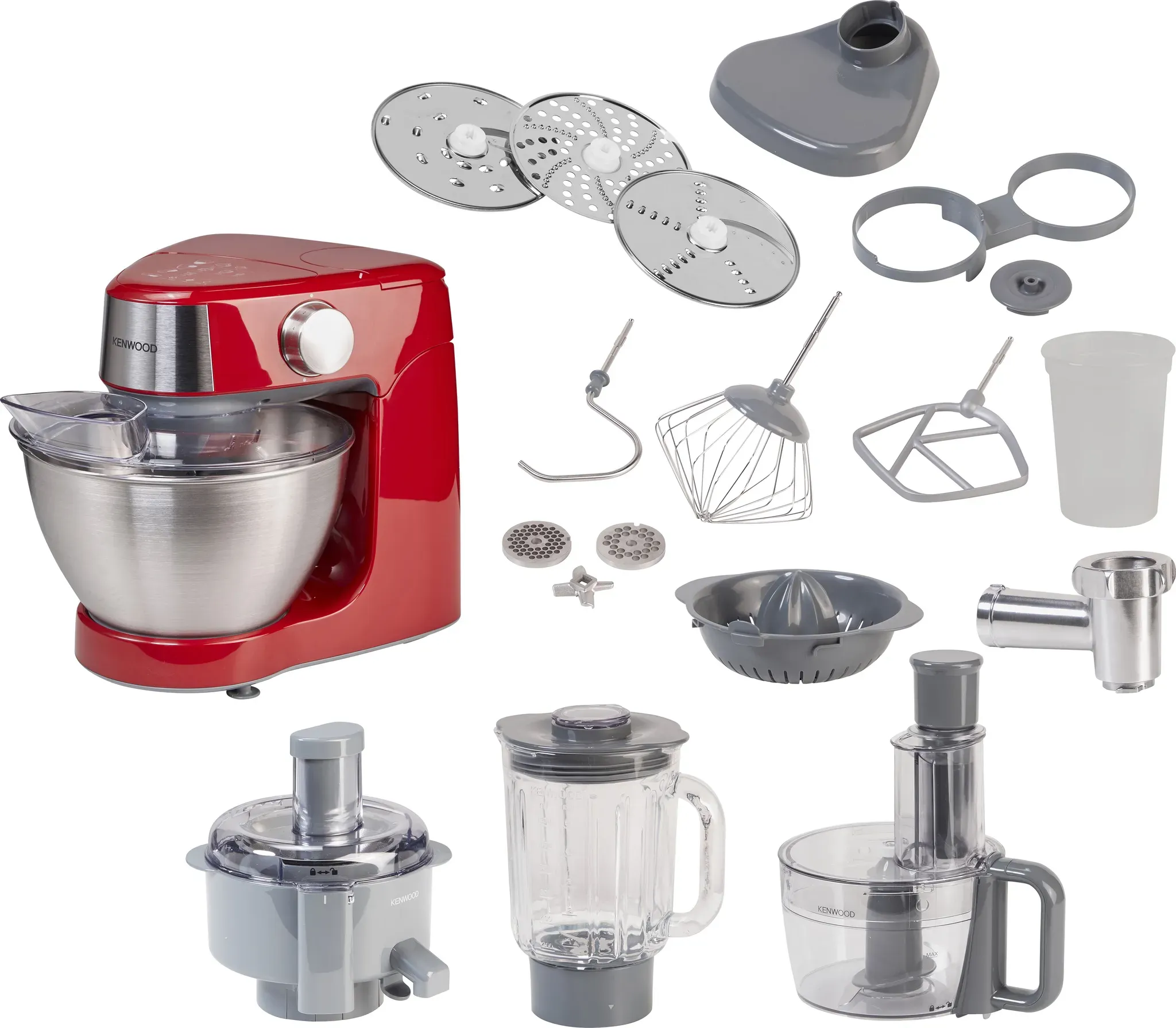 KENWOOD Küchenmaschine "Prospero+ KHC29.P0RD", rot, B:28cm H:25cm T:24cm, Küchenmaschinen, Küchenmaschine