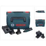 Bosch Professional Akku Rotationswerkzeug 12 V + 2x Akku 6,0 Ah + Ladegerät + L-Boxx
