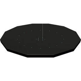 BESTWAY PVC-Abdeckplane Ø 370, schwarz, rund
