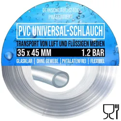 35 x 45 mm PVC Luft Filter Wasser Universal Labor Aquarium Terrarium Schlauch kl...
