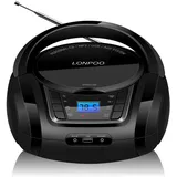 LPD03 Tragbarer Boombox CDPlayer mit Bluetooth  Kinder StereoBoombox mit FM R...