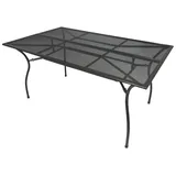 FRG Gartentisch 150 x 90 x 73 cm dunkelgrau