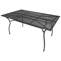 FRG Gartentisch 150 x 90 x 73 cm dunkelgrau