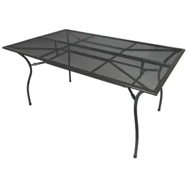 FRG Gartentisch 150 x 90 x 73 cm dunkelgrau