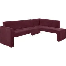 exxpo - sofa fashion Essbank EXXPO - SOFA FASHION "Barista, bequem und elegant, hohe Bodenfreiheit", rot (cognac), B:245cm H:83cm T:159cm, Luxus-Microfaser (100% Polyester), Sitzbänke, Essbank, Eckbank Barista bequem und elegant, hochwertige Detailverarbeitung