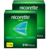 NICORETTE 4 mg freshmint Kaugummi 2X210 St