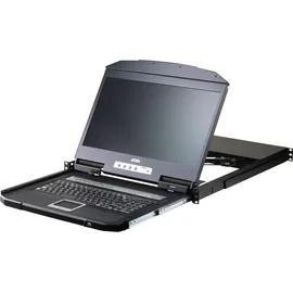 ATEN CL3116NX - 19 Zoll KVM Konsole, 18,5'' TFT, mit Tastatur DE