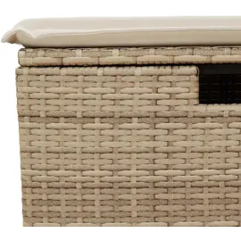 vidaXL Garten-Lounge-Set 2-tlg. beige