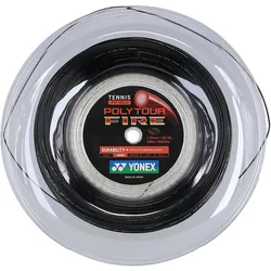 Yonex Tennissaite Poly Tour Fire (Haltbarkeit+Power) schwarz 200m Rolle