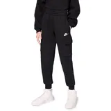 Nike Sportswear Club Fleece Cargohose Kinder 010 black/black/white S 128-137 cm
