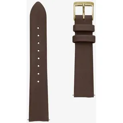 STERNGLAS - STRAP - klassik dunkelbraun - gold / 16 MM