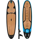 Bluemarina SUP-Board Aufblasbares Bluemarina SUP Board Ariki inkl. 5 J. Garantie, Stand Up Paddle Board, (10 - 15 cm dick, PVC, max 140 kg), Paddling board, Paddelboard, Surfboard, (UV Resistentes PVC - D-Ringe - Transportrucksack - Wasserabweisend), Surfbrett - Surfboard - Paddelboard - Stand Up Paddle braun 325x86x15 | 325 cm