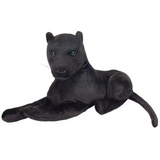 Brubaker Panther Plüschtier 45 cm liegend - Stofftier Kuscheltier - Raubkatze Schwarz - Schwarz