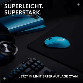 Logitech Pro X Superlight 2 Cyan