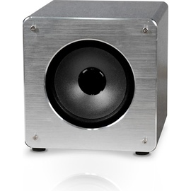 Omega OG62A silver speaker (5 h, Akkubetrieb), Bluetooth Lautsprecher, Silber