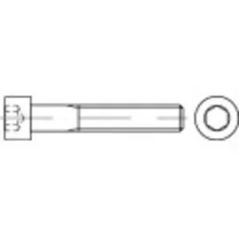 TOOLCRAFT Zylinderschrauben M6 95 mm 100 Stück