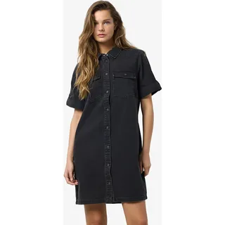 Noisy May Jeanskleid Shirtkleid Schwarz 36