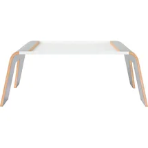 Tojo Laptoptisch TOJO "praktisch grau/weiß", grau (grau, weiß, grau, weiß), B:65cm H:24cm T:37cm, Tische, Frühstück- und Notebooktablett, Breite 65 cm