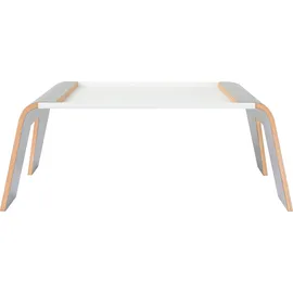 Tojo Laptoptisch TOJO "praktisch grau/weiß", grau (grau, weiß, grau, weiß), B:65cm H:24cm T:37cm, Tische, Frühstück- und Notebooktablett, Breite 65 cm