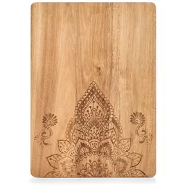 Zeller Schneidebrett-Set Holz 1 40 x 29 x 1,5 cm Beige