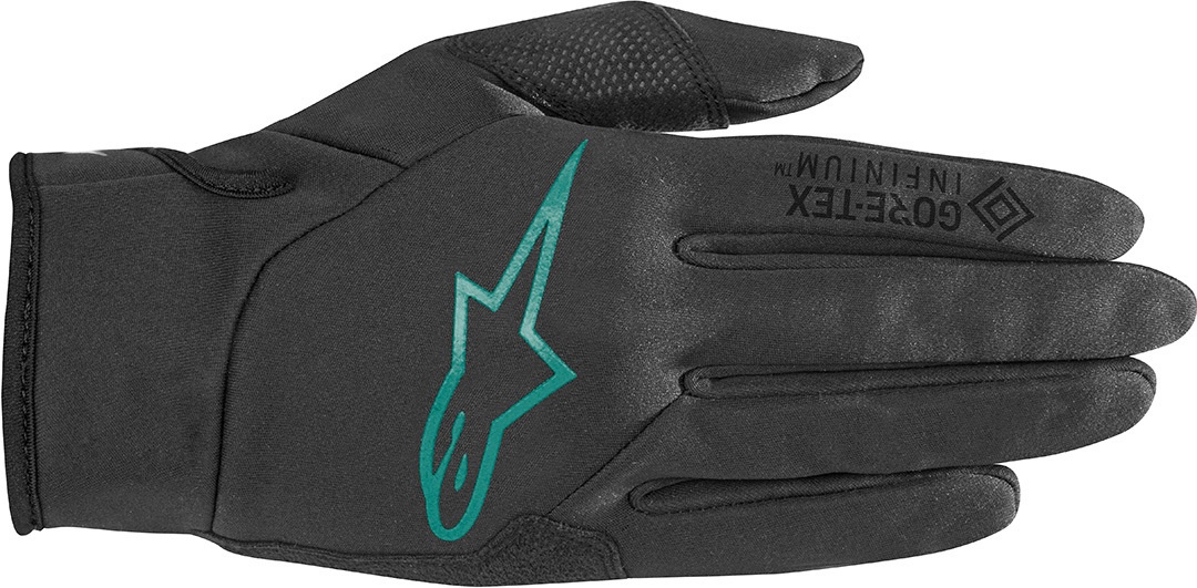 Alpinestars Stella Cascade Infinium Windstopper Damesfiets handschoenen, zwart-groen, XS Voorvrouw