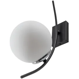 Opviq Wandleuchte Lieve schwarz, Glas 15x25x44 cm | NADUVI