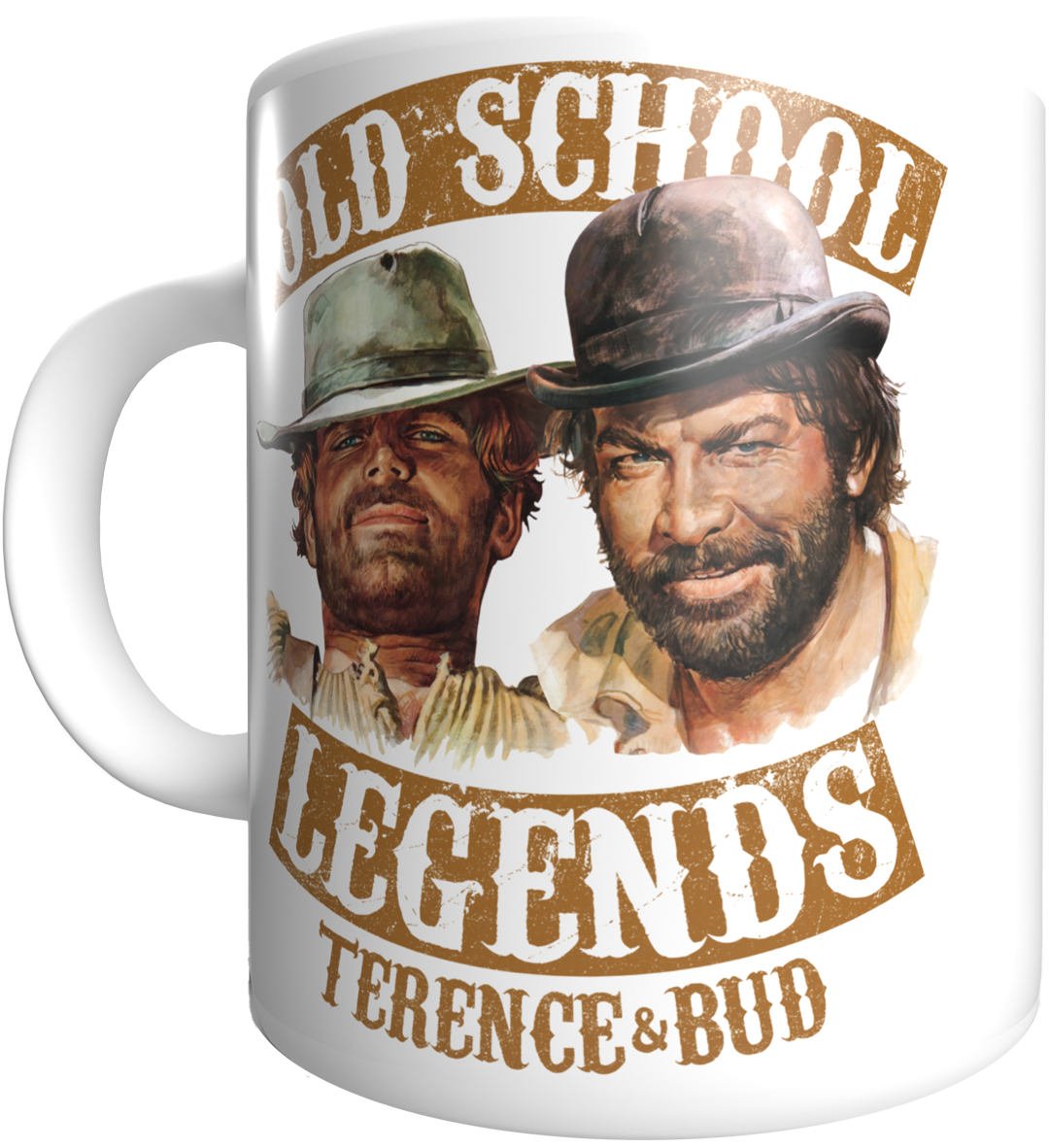 TERENCE HILL & BUD SPENCER Tasse – "Old School Legends"!
