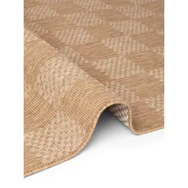Ted Baker Dorothy Wendeteppich", beige Jute weiß), B:200cm H:8mm L:300cm, Polypropylen, Teppiche, Teppich, Designteppich, Wetterfest, Pflegeleicht, Modern, Wohnzimmer, Terrasse