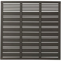 Plus Sichtschutzelement Silence, (Set), Höhe: 170 cm, Gesamtlänge 5,64 bis 13,04 m, zum Einbetonieren grau 7,49 m x 170 cm