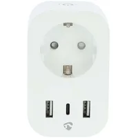 Nedis Smart-Home-Steckdose 3680 W Weiß 1 St.