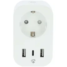 Nedis Smart-Home-Steckdose 3680 W Weiß 1 St.