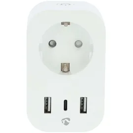 Nedis Smart-Home-Steckdose 3680 W Weiß 1 St.