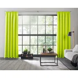 Wirth Vorhang WIRTH "Dim out", grün (limone), B:142cm H:255cm, Polyester, Gardinen, nach Maß