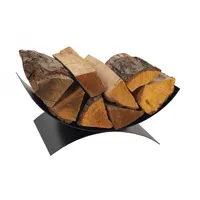 Magnus Kaminholzkorb K14 Stahl 44 x 28 x 17 cm Schwarz