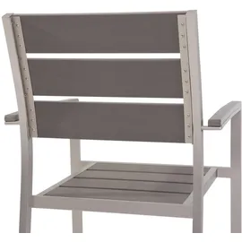 Beliani Gartenmöbel Set grau Vernio