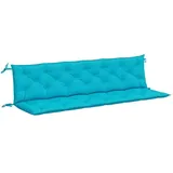 vidaXL Bankauflage 200 x 50 x 7 cm türkis 2 St.